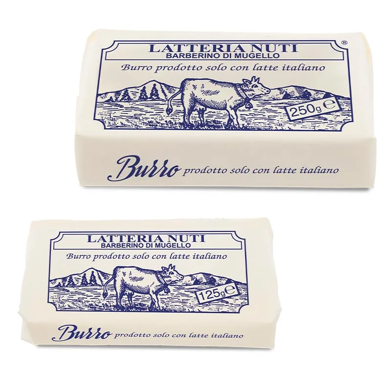 Confezione di Burro Nuti da 125 g e 250 g
